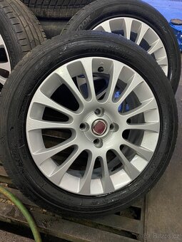4x100 R16 6J ET45 Fiat Punto Evo + 195/55 R16 letné - 3
