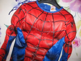 Karneval-elastický overal Spiderman vel.128 - 3