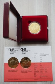 ČNB zlatá mince Vznik Československa 1oz 2018 Standard - 3