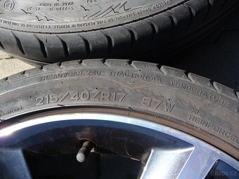 SADA ALU 17ŠKODA RAY 5x100 ET 46 RAPID,FÁBIA II,III,ROOMSTER - 3