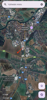 Pozemek - orná půda 1660 m2 Kunovice u Uherského Hradiště - 3
