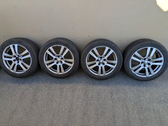 Sada alu kol Mercedes Benz s letními pneu 245/45/17 - 3