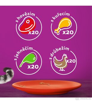Kapsičky Whiskas pro kočky 1+ - 3