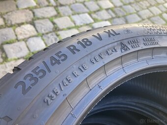 4ks zimních CONTINENTAL TS870P 235/45R18 98V DOT2022 - 3