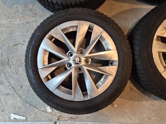 ALU kola ŠKODA"Rotare"ET46 5x112 Zimní pneu 205/55/R17 - 3