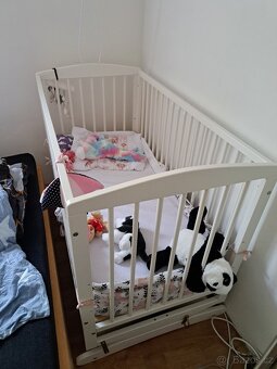 Postýlka s kolébkou a šuplíkem - 3