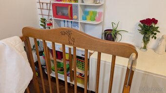 Dětská postýlka s matrací a mantinelem IKEA 🌙 - 3