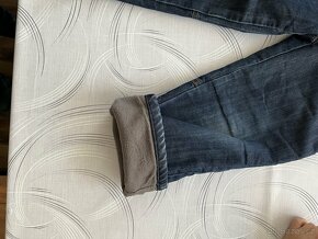 Chlapecké zateplené džíny - vel. 116 - 3