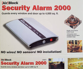 alarm - mobilní, bezdrátový, bez senzorů - Air Block - 3