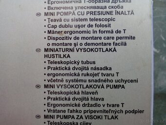 miniaturní vysokotlaká pumpička - 3