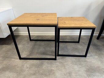 Konferenční stolky 50x50cm a 40x40cm - 3