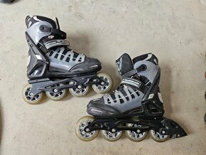 Kolečkové inline brusle Rollerblade vel. 39, UK 6 za 400,-Kč - 3
