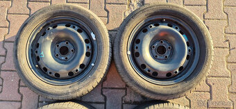 Plechové disky Škoda Fabia 2 5x100 6x15 ET43 195/55r15 letní - 3