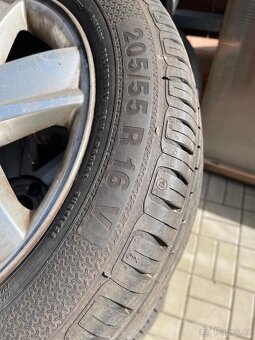 Alu kola Renault+pneu R17. - 3