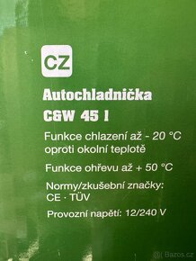 Autochladnička G21 C&W, 45l, 12/230 V - 3
