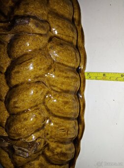 Stará kameninová forma - vánočka, forma na pečení - 3