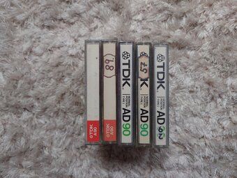 Audio kazety TDK (A, AD Made in Japan ) - 3
