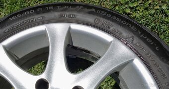 Sada Alu. Kol (disků ) s pneu m+s R15 / 4x108 - 3