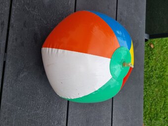 Prodám nafukovací míč retro - 3