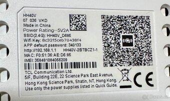 Router Alcatel HH40V Wi-Fi 4 modem LTE 4G vč. Datové O2 SIM - 3