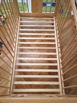 Puppolina Natty dřevěná dětská postýlka 120x60 cm - 3