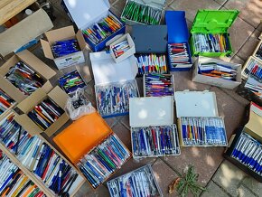 sbírka propisek, velká - obrovská - 3