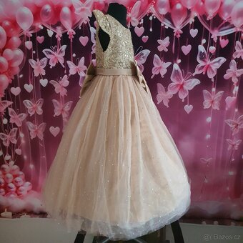 Luxusní dívčí společenské šaty - 3