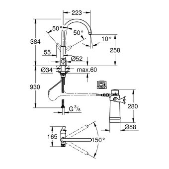 Nová dřezová baterie Grohe - 3