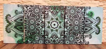 Vícedílný obraz mandala 150x60 cm - 3
