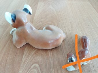 Figurální porcelán zvířátka - lvice - 3