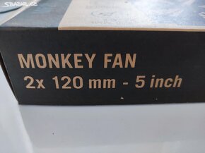 MF2x120: Ventilátor, Monkey Fan 2x 12 cm - 3