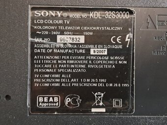 TV Sony Bravia 32" - 3