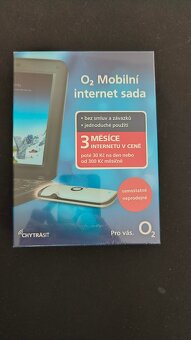 O2 Mobilní internet sada 3 měsíce (4x nové) - 3
