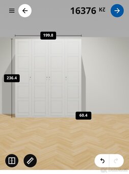 Satni skříň Ikea Pax - 3