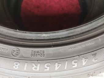 2ks.letní 245/45r18 DUNLOP SP Sport maxx GT vzorek.5mm - 3