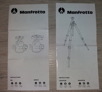 Stativ Manfrotto včetně kulové hlavy - 3