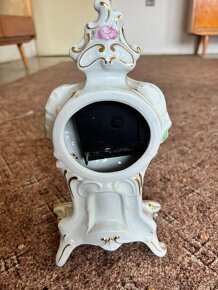 Zlacené porcelánové hodiny Belinda - 3