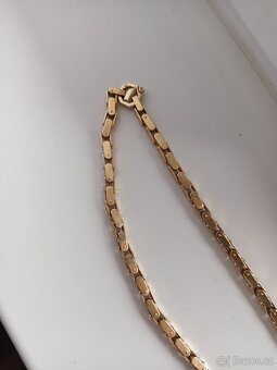 Zlatý řetěz s křížem 140,23g - 3