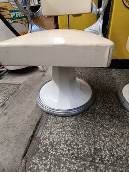 2 stará křesla Barber shopu, 50. Léta, slušný stav - 3