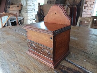 ZÁVĚSNÁ DŘEVĚNÁ DÓZA V SECESNÍM STYLU FRANCIE - 3