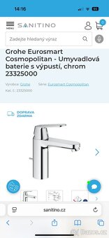 Páková umyvadlová baterie GROHE - 3