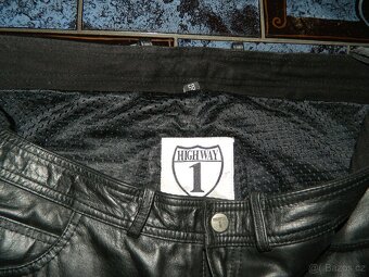 Kožené kalhoty - velikost 58 - 3