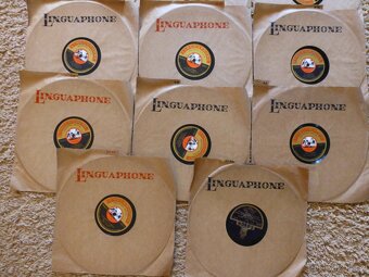 Staré gramodesky - LINGUAPHONE - 14ks - 3