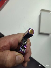 USB nabíjecí plazmový elektronický větruodolný zapalovač 
 - 3