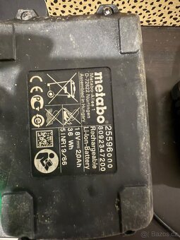 Metabo nabíječka a akumulator - 3