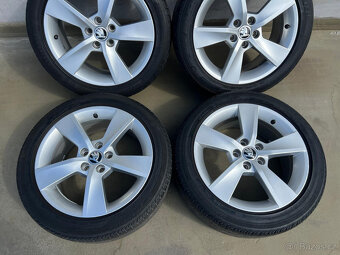 215/45R16 7X16 5X100 ET46 Alu kola ŠKODA RAPID FABIA III - 3