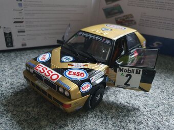 Lancia delta hf integrale 1:18 rally esso team - 3