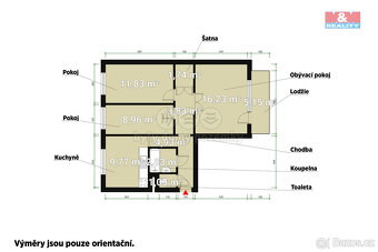 Pronájem bytu 3+1, 61 m², Třemošná, ul. Šeříková - 3