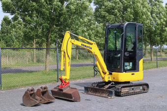 špičkový stav - minibagr Komatsu PC16R-3HS - 3