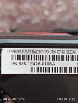 SAPPHIRE PULSE 5700XT 8GB - VÝBORNÝ STAV - 3